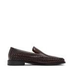 Steve Madden Men's Newbury Loafer, Brown Leather, 9.5