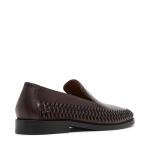 Steve Madden Men's Newbury Loafer, Brown Leather, 9.5