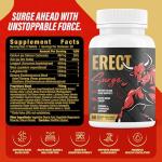 Erect SURGE™ - Fast Acting Male Blood Flow Pills for Performance, lntimacy, Hardness | Helps Boost Desire, Stamina & Size | 20 Ingredients for Men to Restore Confidence | 3rd Party Tested - 60 Tablets