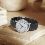 TOPHILL 40mm Men's Mechanical Watch 5ATM Miyota 9015 Movement Automatic Watch Sapphire Stainless Steel Dress Watches for Men (White)