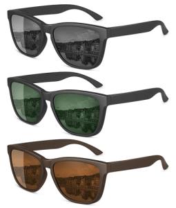 MEETSUN Polarized Sunglasses for Men,Sun Glasses with UV Protection for Driving Fishing