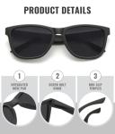 MEETSUN Polarized Sunglasses for Men,Sun Glasses with UV Protection for Driving Fishing