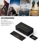 KALIYADI Mens-Sunglasses Polarized Sun-Glasses Men: Classic Sunglasses for Driving Fishing Golf With UV400 Protection