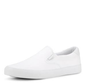 Lugz | Clipper Casual Sneakers for Men | Slip On Shoes For Men | Everyday Men Footwear, White, 13