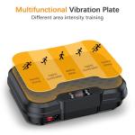 Vibration Plate Exercise Machine, 250 Speeds Home Fitness Vibrating Plate for Lymphatic Drainage, Vibration Plate 400 Lbs Capacity, Vibrating Plates for Weight Loss, Workout Equipment for Women Men