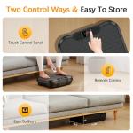 Vibration Plate Exercise Machine, 250 Speeds Home Fitness Vibrating Plate for Lymphatic Drainage, Vibration Plate 400 Lbs Capacity, Vibrating Plates for Weight Loss, Workout Equipment for Women Men