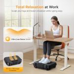 Vibration Plate Exercise Machine, 250 Speeds Home Fitness Vibrating Plate for Lymphatic Drainage, Vibration Plate 400 Lbs Capacity, Vibrating Plates for Weight Loss, Workout Equipment for Women Men