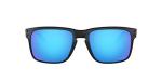 Oakley Mens OO9102 Holbrook Square Sunglasses,Polished Black/Prizm Sapphire,57mm