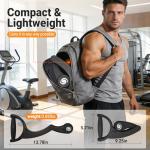 SOHIDAS Arm Workout for Men and Women Weighted Ropeless Battle Rope for Home Gym Arm Trainer Workout Fitness Equipment 360° Hand-Crank Forearm Trainer for Full-Body HIIT, Low-Impact Aerobic Training