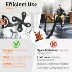 SOHIDAS Arm Workout for Men and Women Weighted Ropeless Battle Rope for Home Gym Arm Trainer Workout Fitness Equipment 360° Hand-Crank Forearm Trainer for Full-Body HIIT, Low-Impact Aerobic Training