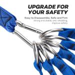 310lbs Heavy Resistance Bands for Working Out, NITEEN Resistance Bands with Handles Weight Exercise Bands for Men Women, Workout Bands with Door Anchor and Ankle Straps Strength Training Equipment