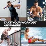 310lbs Heavy Resistance Bands for Working Out, NITEEN Resistance Bands with Handles Weight Exercise Bands for Men Women, Workout Bands with Door Anchor and Ankle Straps Strength Training Equipment