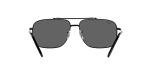 Ray-Ban Unisex RB3796 Square Sunglasses, Black/Dark Grey, 59 mm