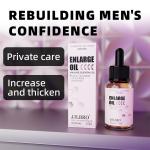 Male Enhancement Oil, Body Gel for Private Part, Men's Re-Vitalize Enlargement Cream, Enhance Size and Performance – Get Bigger Thicker and Stronger (STRENGTENING Oil)