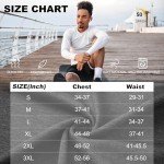 Men's Quick Dry Long Sleeve Workout Shirts - 4-7 Pack