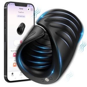 Men's App-Controlled Masturbator and Vibrating Trainer