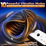 Men's App-Controlled Masturbator and Vibrating Trainer