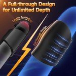 Men's App-Controlled Masturbator and Vibrating Trainer