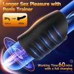 Men's App-Controlled Masturbator and Vibrating Trainer
