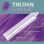 Trojan Ultra Thin Premium Lubricated Condoms - 12 Pack