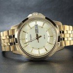 Citizen Quartz Men's Gold-Tone Stainless Steel Watch