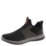 Skechers Men's Delson-Camden Sneakers, Black/Grey 11.5