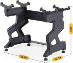 Adjustable 80LBS Dumbbell Set with Rack for Men