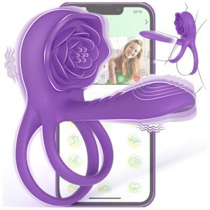 Vibrating Penis Ring and Girth Sleeve for Men