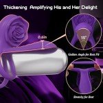 Vibrating Penis Ring and Girth Sleeve for Men