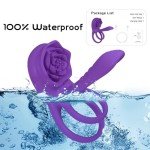 Vibrating Penis Ring and Girth Sleeve for Men