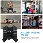 ZELUS Reflective Weight Vest for Strength Training