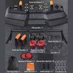 25-in-1 Push-Up Board and Bar Set