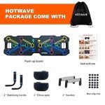 HOTWAVE 14-in-1 Push Up and Plank Trainer