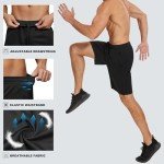 Men's Quick Dry Athletic Shorts with Pockets