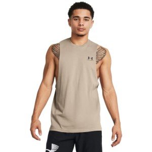 Under Armour Men's Left Chest Cut-Off T-Shirt