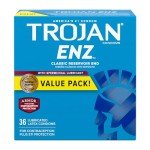 Trojan ENZ Armor Lubricated Condoms - 36 Pack