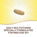 Alive! Men's 50+ High Potency Multivitamin, 60 Tablets
