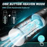 HABAKON Men's Hands-Free Masturbator with Vibrations