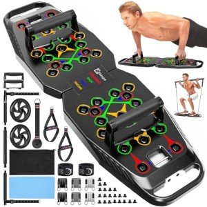 BBTOPS 25-in-1 Push Up Board and Pilates Bar