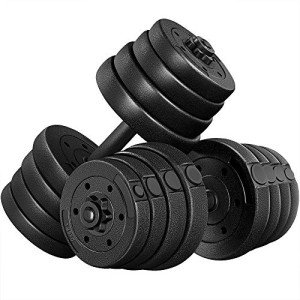 Yaheetech 66LB Adjustable Dumbbell Set for Home Gym
