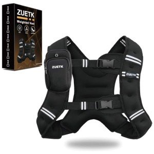 ZUETK Adjustable Weighted Vest for Men and Women