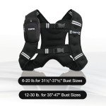 ZUETK Adjustable Weighted Vest for Men and Women
