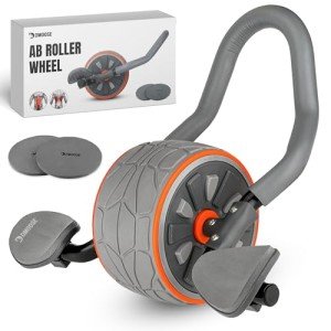 DMoose Fitness Ab Roller with Elbow Support & Pads