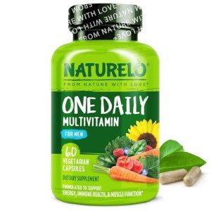 NATURELO Men's One Daily Multivitamin with Organic Ingredients