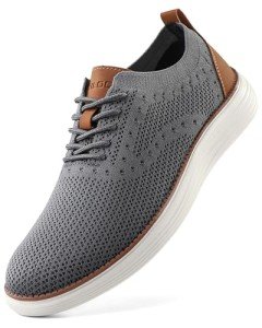 Men's Comfortable Casual Dress Sneakers - Grey