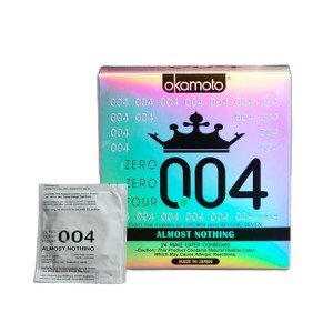 OKAMOTO 004 Ultra Thin Condoms, 24-Pack
