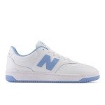New Balance Men's BB80 Sneakers, White/Light Blue