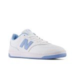 New Balance Men's BB80 Sneakers, White/Light Blue