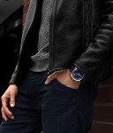 Stuhrling Men's Rialto Blue Dial Chronograph Watch