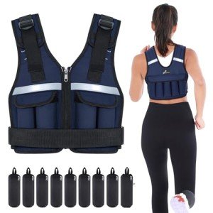 Adjustable Weighted Vest for Men - 2-40 lbs